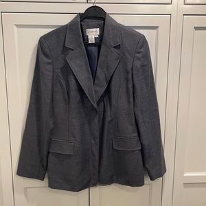 Grey Chadwicks Jacket Blazer Wool Size 10